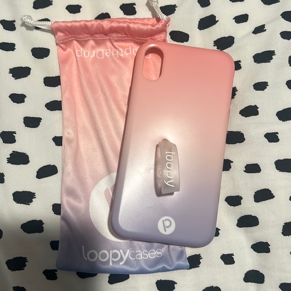 Rare pink and purple loopy case